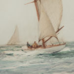 Montague Dawson: ‘Six Metre Class boat by the Lymington Spit’ details