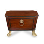 A Regency mahogany wine cooler