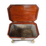 Regency mahogany wine cooler open