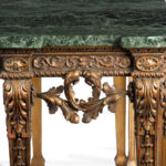 marble and giltwood console tables in the manner of William Kent and Benjamin Goodison details victorian