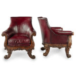 The Glynllifon “Rutland” Chairs Supplied by Gillows in 1823 to Thomas John Wynn, Second Baron Newborough side profile