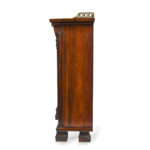 George IV Period Rosewood Chiffonier or Side Cabinet with Carved Detailing and Ormolu Gallery detail side